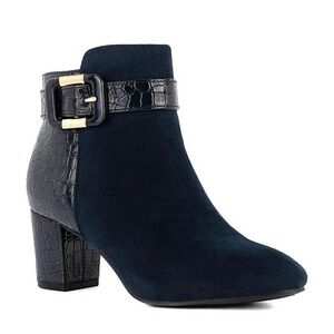 Jones New York Womens‎ IVYY Zipper Ankle Booties Black Size 9.5 M